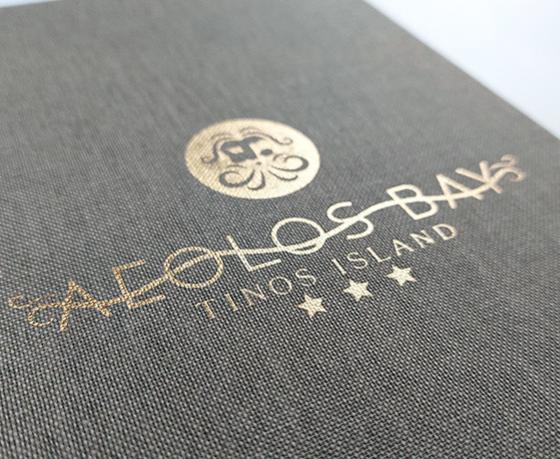 Δείγμα χρυσοτυπίας σε ύφασμα