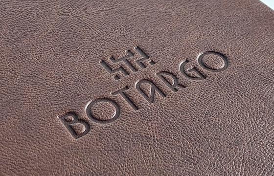 βαθυτυπίας σε κατάλογο εστιατορίου